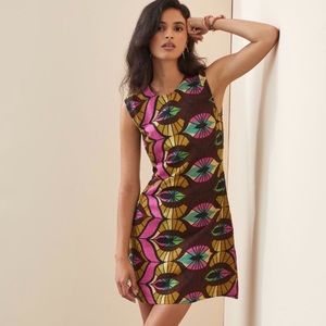 Anthropologie PGeometric Mini Dress